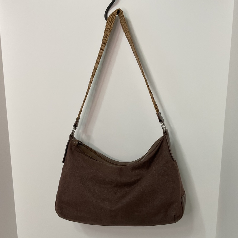 RELIC BROWN CLOTH SHOULDER BAG